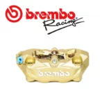 BREMBO DUCATI 939 AK550 對四輻射卡鉗 100mm 金底銀字 左卡右卡-03