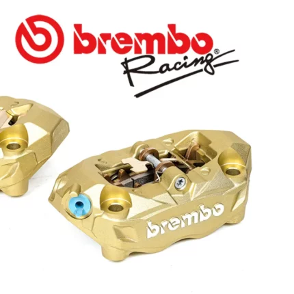 BREMBO DUCATI 939 AK550 對四輻射卡鉗 100mm 金底銀字 左卡右卡