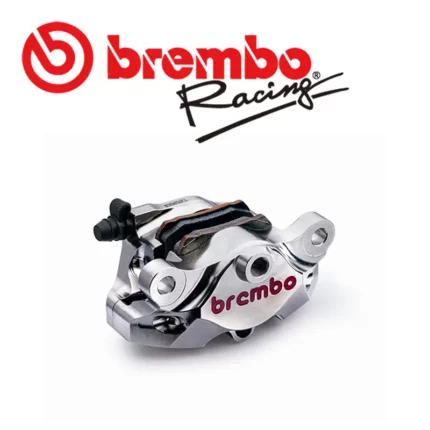 BREMBO HPK CNC對二卡鉗 大螃蟹 84mm 鍍鎳紅字