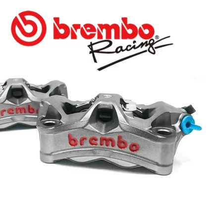 BREMBO HPK一體式輻射卡鉗 STYLEMA 100mm 左卡右卡 灰底紅字