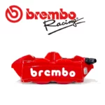BREMBO 鑄造一體對向四活塞輻射卡鉗 M4(1098) 100mm 左卡右卡 紅底白字-02