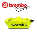 BREMBO 鑄造一體對向四活塞輻射卡鉗 M4(1098) 100mm 左卡右卡 螢光黃-02