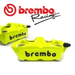 BREMBO 鑄造一體對向四活塞輻射卡鉗 M4(1098) 100mm 左卡右卡 螢光黃