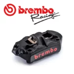 BREMBO 鑄造一體對向四活塞輻射卡鉗 M4(1098) 100mm108mm 左卡右卡 黑底紅字-02