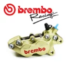 BREMBO 鑄造對四卡鉗 40mm 金底紅字 左卡/右卡