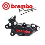 BREMBO 鑄造對四卡鉗 40mm 黑底紅字 左卡/右卡
