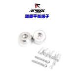 APEXX 鍍鈦平衡端子 加重版 M6 鍍銀-02