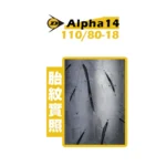 DUNLOP 登祿普輪胎 ALPHA14 110/80-18：圖片 2